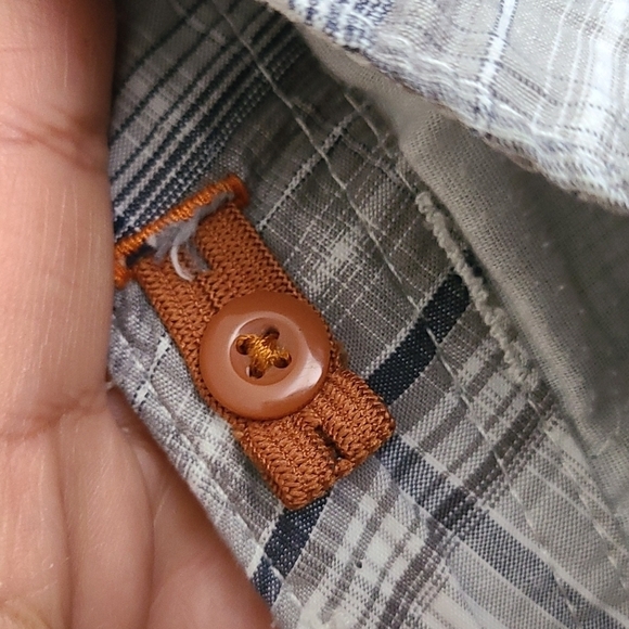 Lee Dungarees Loose Gray Plaid Cargo Shorts 14 Husky‎ - Picture 3 of 5